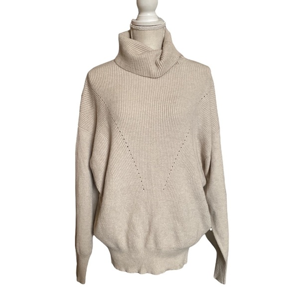Philosophy Sweaters - Philosophy tan cowl neck sweater size XL